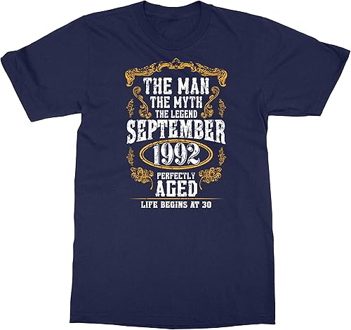 Baku Apparel Man Myth 30th Birthday September 1992 GIF Unisex Tee Tshirt