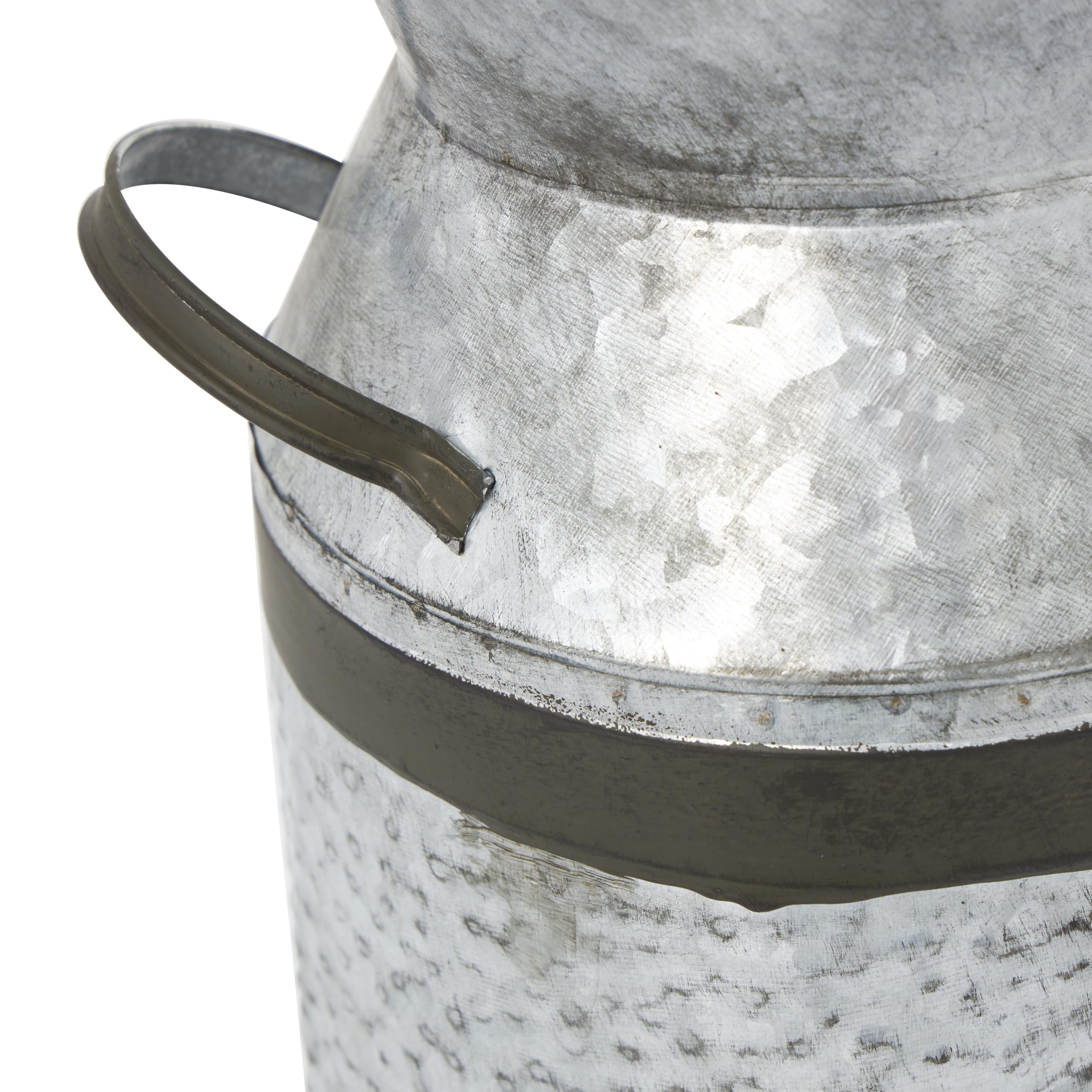Deco 79 Metal Decorative Vase Milk Can Centerpiece Vase, Flower Vase for Home Decoration 8