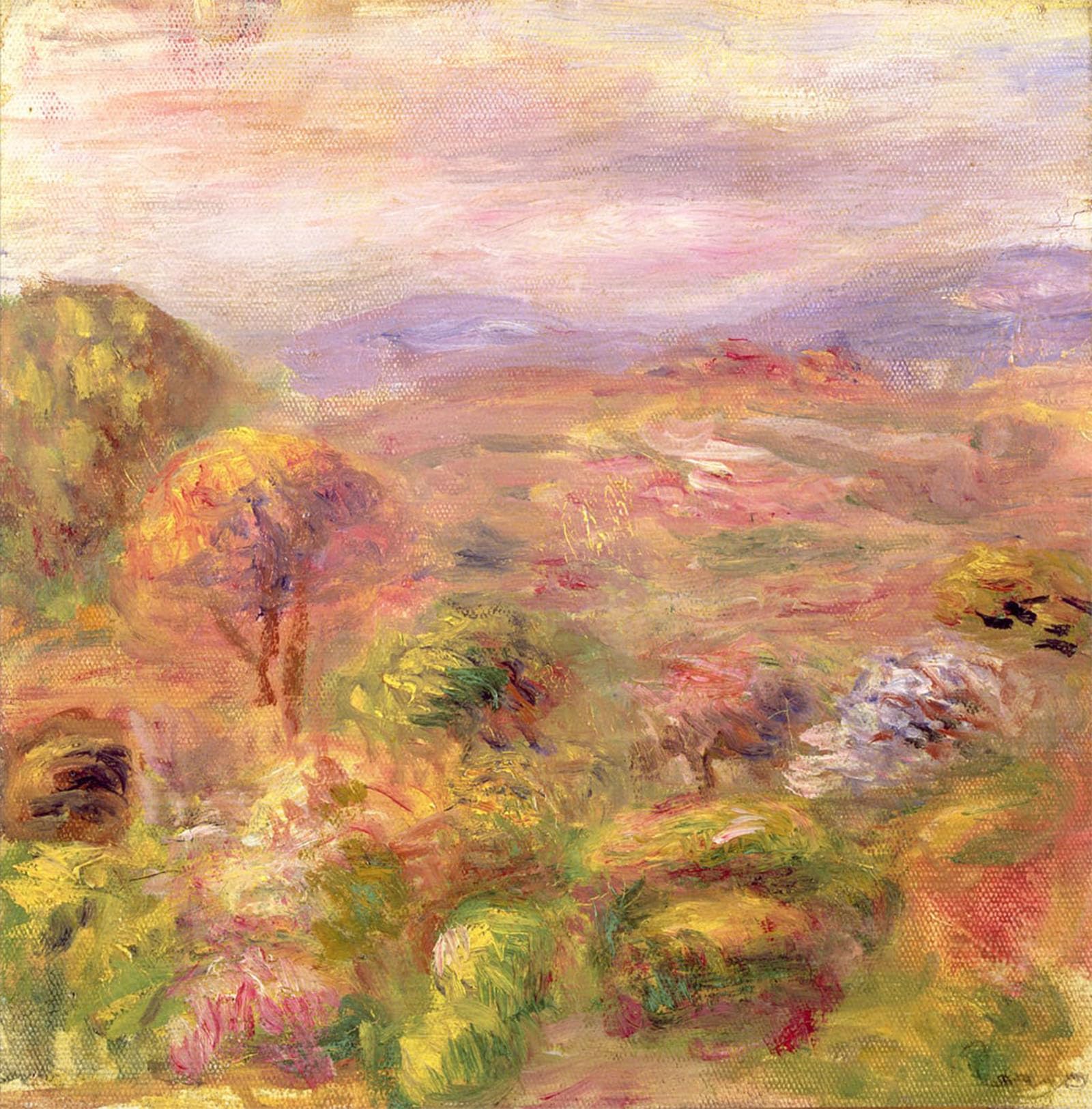 ARTXLXXBN Famous Prints Artwork Pictures Poster Painting Art Landscape by Pierre Auguste Renoir Artwork Landscape Pictures for Home Decor 60x90cm