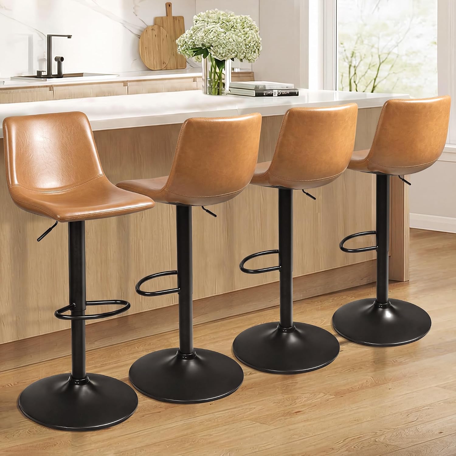 Set de 4 Butacos Ajustables Giratorios Waleaf