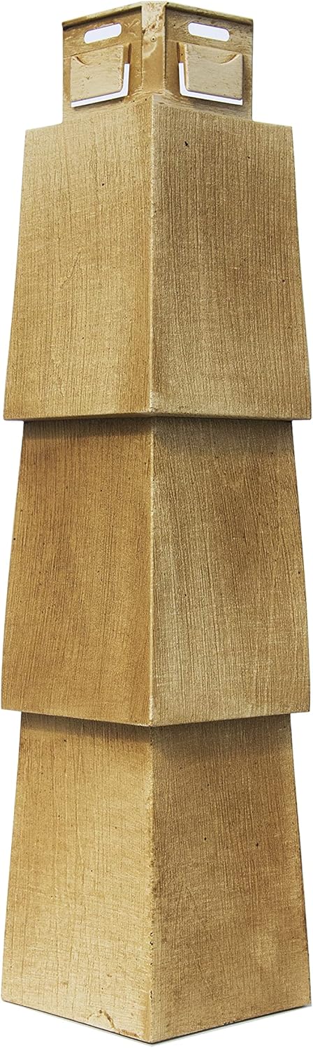 Tando Beach House Shake Composite Cedar Shake Exterior Corners (Pacifica)