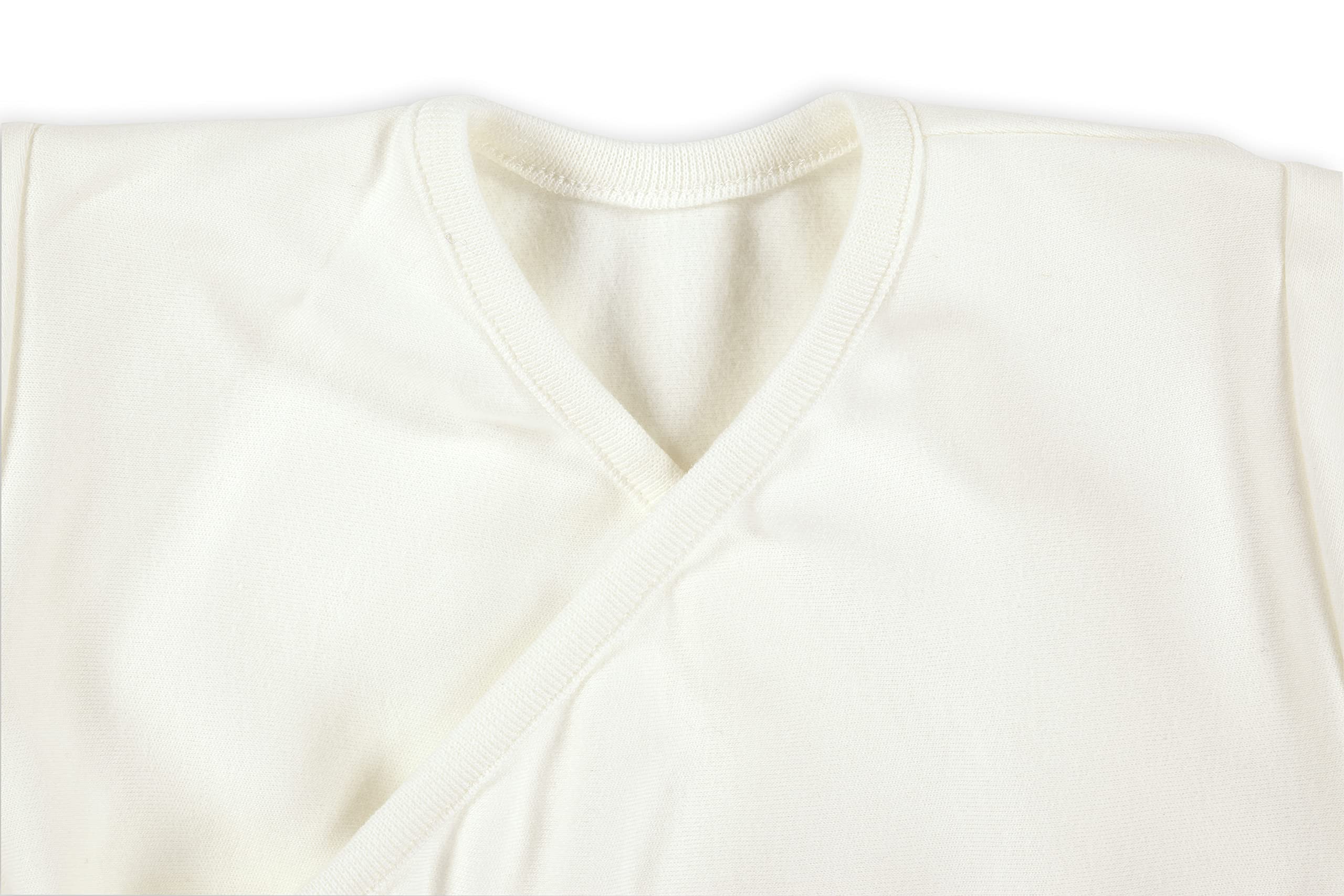 Dein Kinderland Alvi Baby Innensack Mäxchen im SET mit Alvi Dreiecks-Halstuch | Sommerschlafsack | Babyschlafsack | (Weiß, 44)