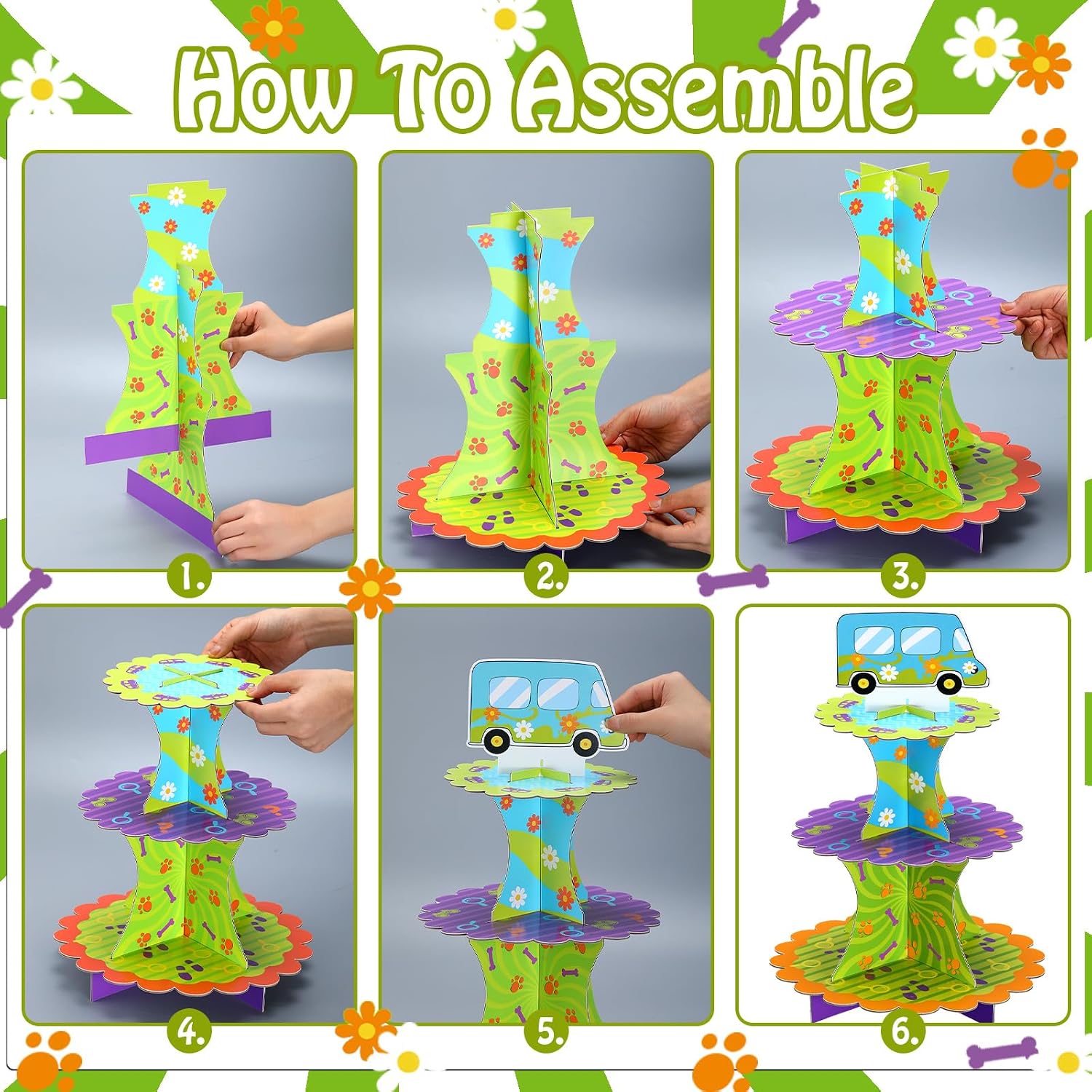 Bucherry Car Cartoon Themed Dog Birthday Party Decoration image 3