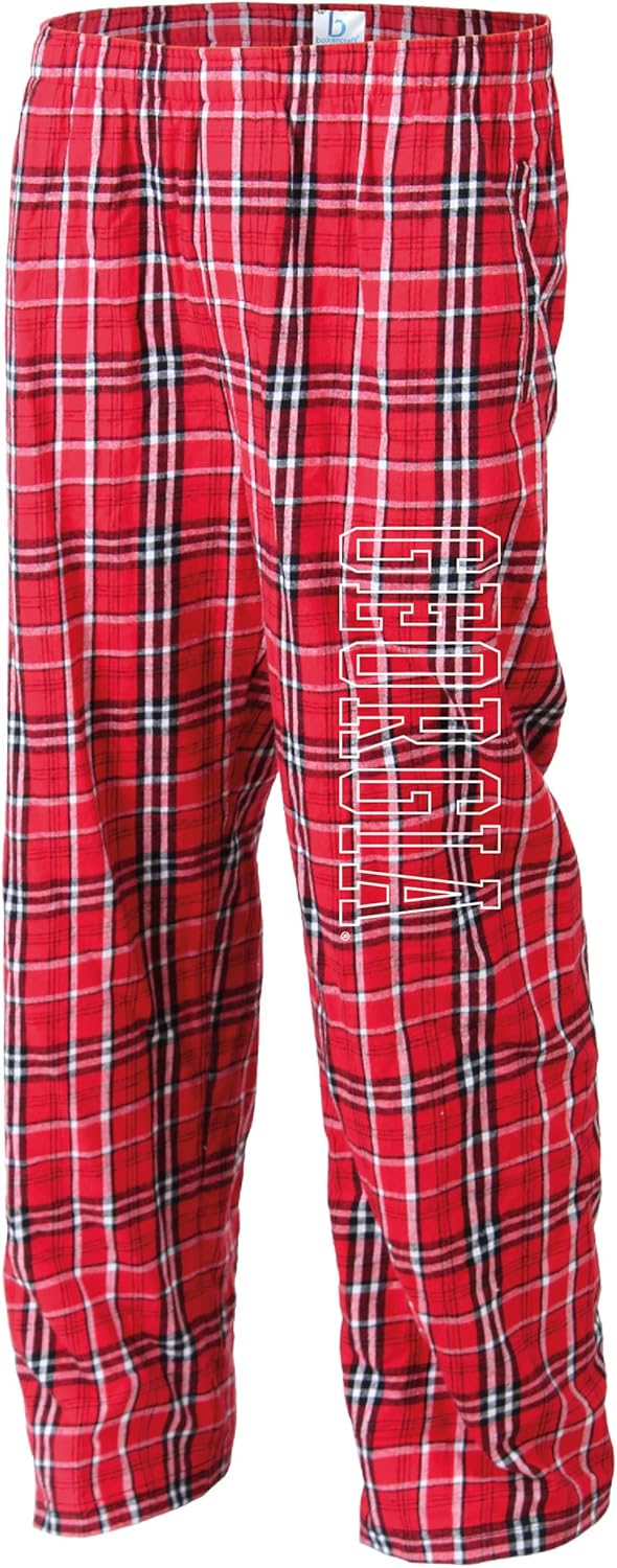 Boxercraft NCAA Mens Men's Harley Flannel Pants, NCAA Officially Licensed College Pajama Pant