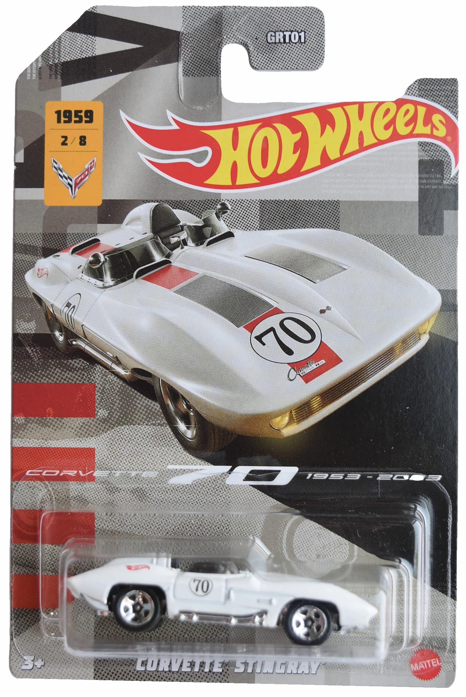Hot Wheels Stringray 1/64 Scale Die Cast Car, Exclusive Wheels, Kid, Boys