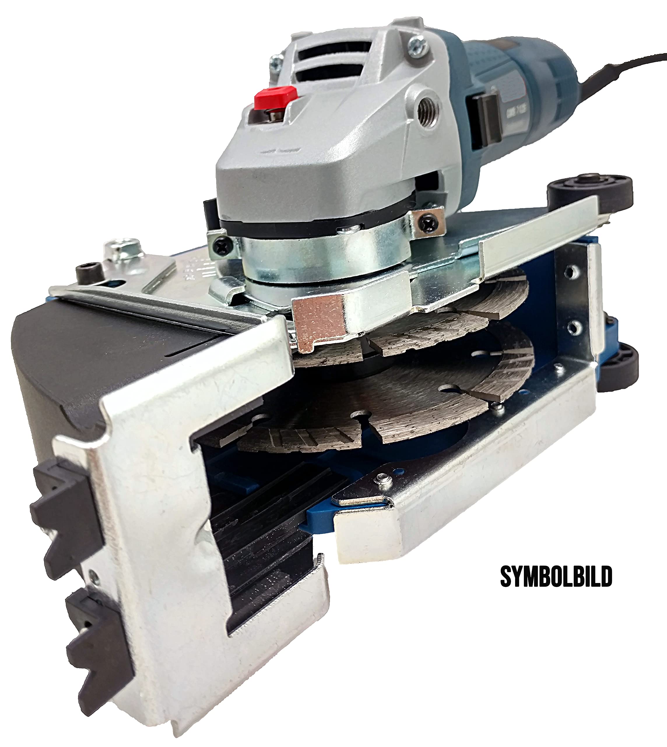 Aspirapolvere per frese da muro 125 mm + 2 X Laser Roxx 125
