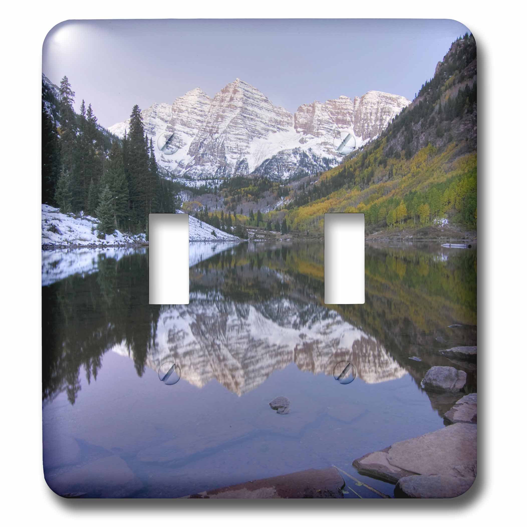 Double interrupteur à bascule 3dRose lsp_88900_2 Rocky Mountains US06
