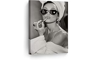 Audrey Hepburn Wall Decor: Pop Art Makeup Icon for Chic Spaces