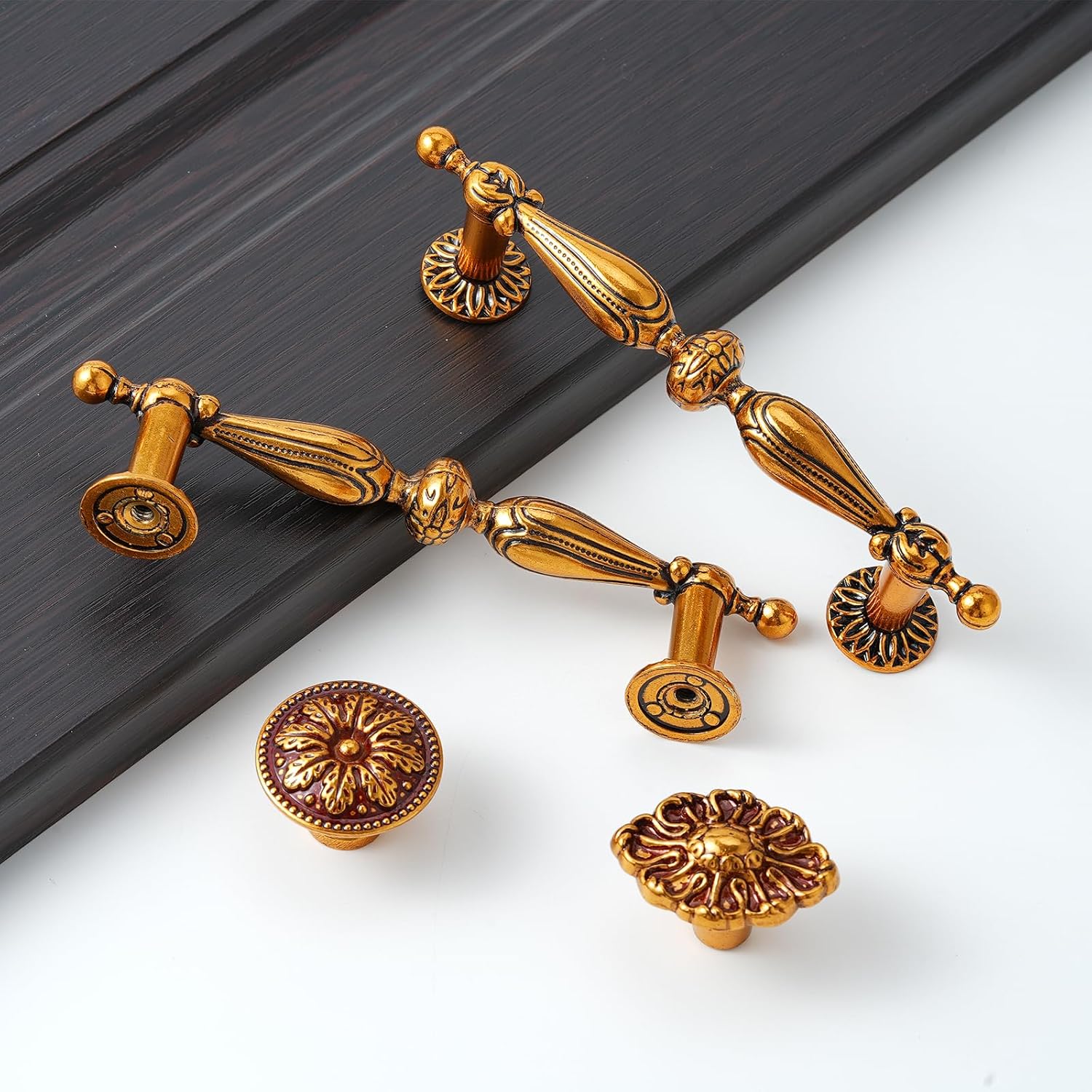 10 Pack Cabinet Pulls 3.78" (96mm) Hole Center Drawer Pull Cabinet Handles for Cupboard Dresser Wardrobe Kitchen Fixture＆ Bathroom Fixture