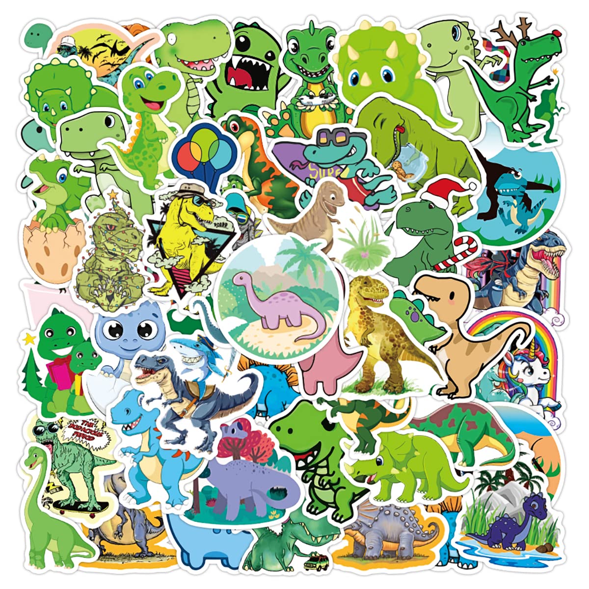 Lot De 100 Autocollants Animaux Mignons Pour Enfants, Autocollants Animaux Mignons Pour Bouteilles D'eau, Ordinateur Portable, Tablette, Téléphone