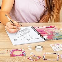 Vista 4 de JOiFULi Conjunto de Diario DIY para Regalos de Niñas de 8 9 10 11 12 13 Años y Más