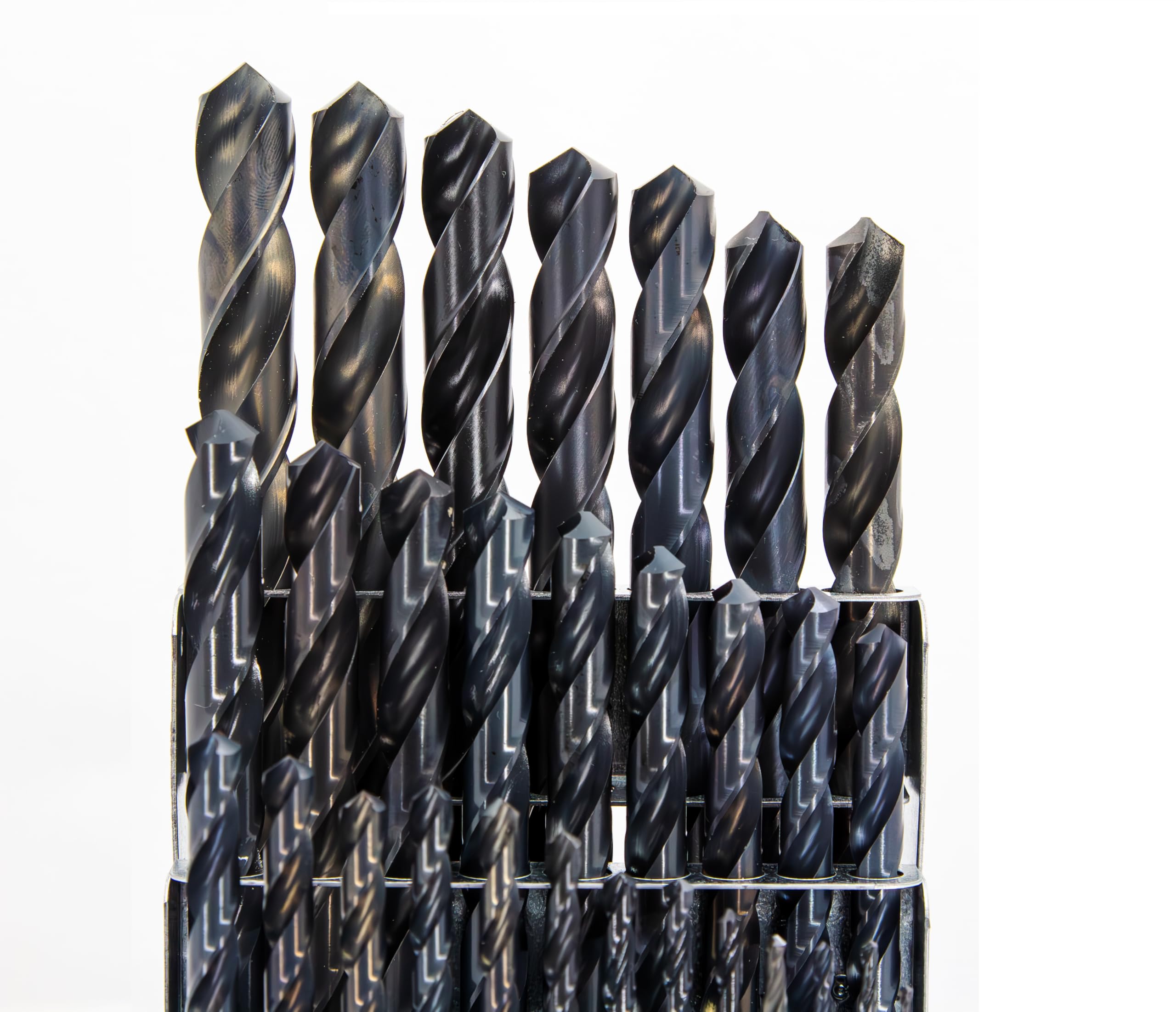 Drill America HSS Bohrersatz Im Metallkoffer – 29-teilig Von 1/16 Bis 1/2 Zoll