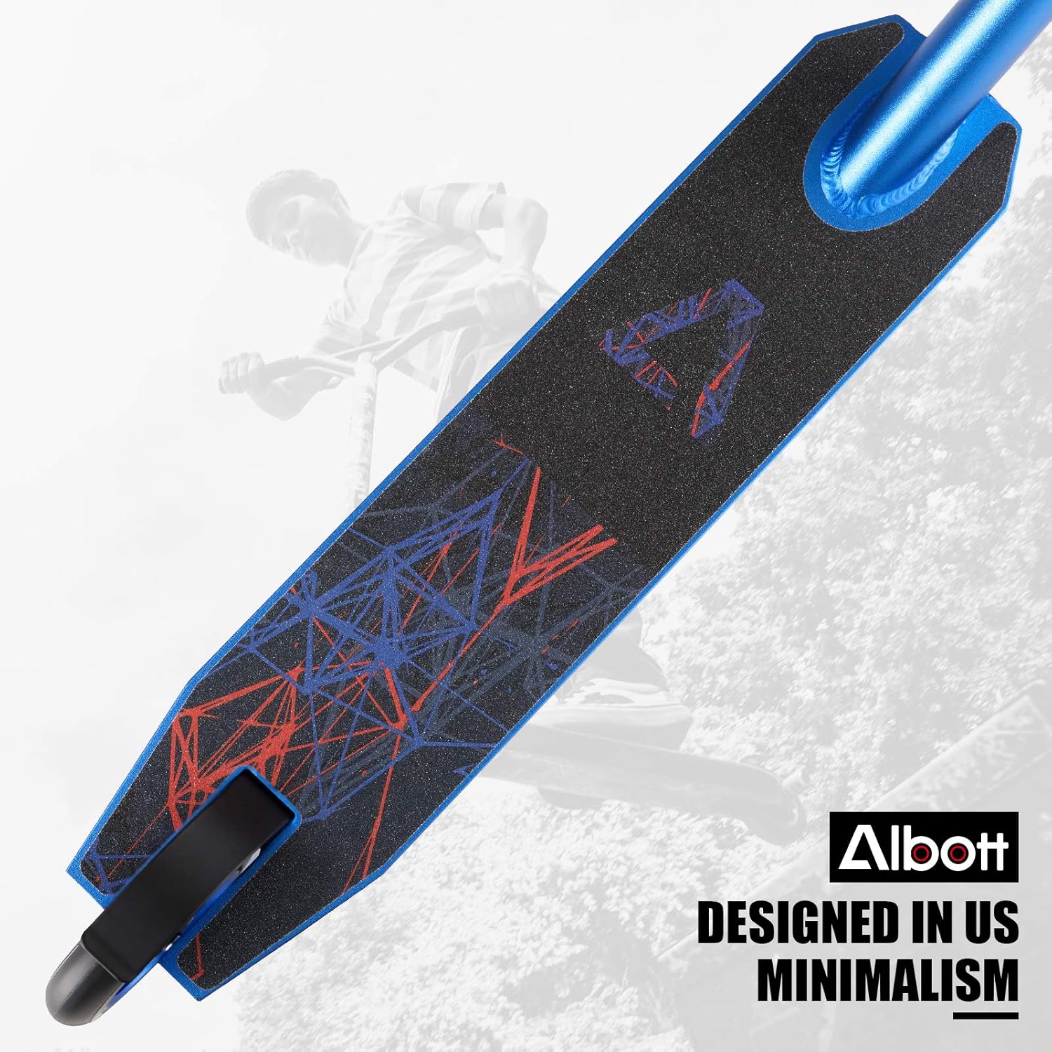 Albott Pro Scooters Trick Scooter - Freestyle 110mm Aluminium Core Wheels & ABEC-9 Stunt Scooters for Kids 8 Years and Up Entry Level Scooter for Beginner Boys Girls Teens Adults (Matte Blue) : Sports & Outdoors