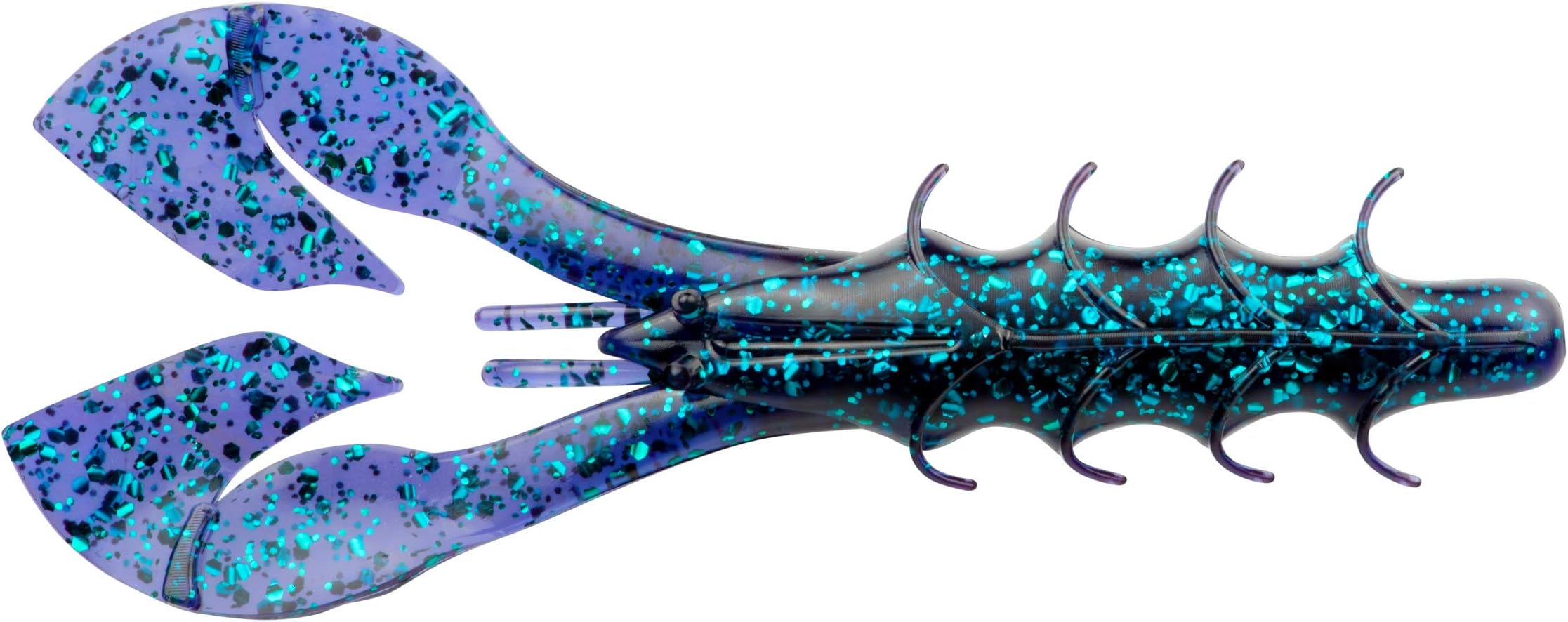 YUM Spine Craw Soft Plastic Bait Bass Fishing Lure, 3.75-Inch Length, Pack of 8