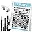 KevKev Lash Clusters Kit Eyelash Clusters Kit 144pcs Cluster Eyelash Extensions Kit DIY Lash Extension Kit Wispy Lash Clusters with Lash Bond and Seal Lash Applicator Lash Remover(Ice, D-8-18mix)