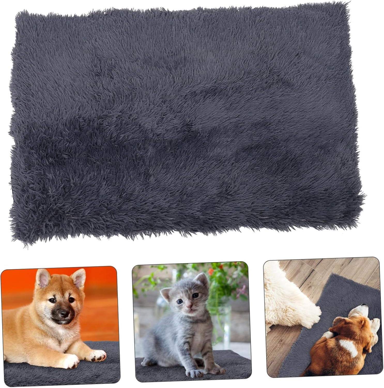 Winter Warm Pet Sleeping Cushion Comfortable Dog Cat Bed Mat for Indoor Use Portable Home Pet Bed