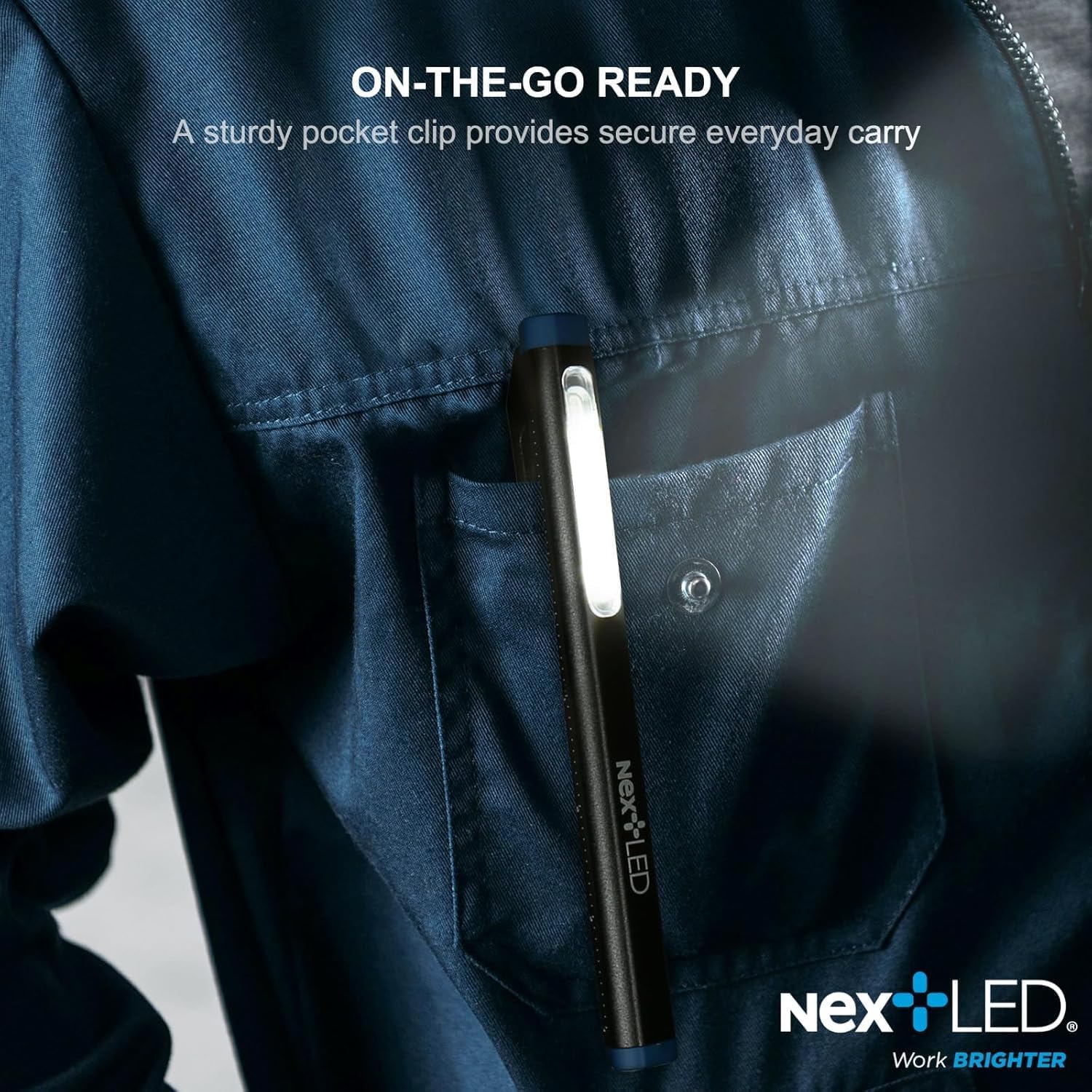 NextLED NT-6615K CRI 95 Auto Detailing Light, Rechargeable Pocket Flashlight, 430 Lumen, 6000K, Magnetic, Spot/Flood/365nm UV Light 3 in 1, for Paint Correction, Swirl Finder, Pro Paint Matching Tool