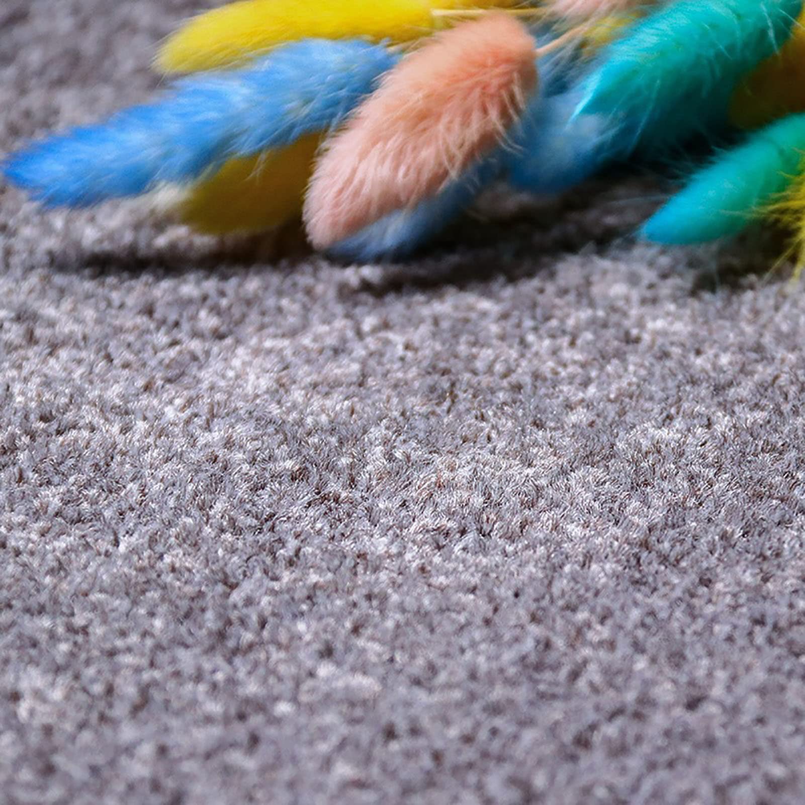 Moquette quadrotte autoadesive, Piastrelle autoadesive per Moquette 20 x 20 per Pavimenti Lisci, tappetini Morbidi antirumore, Staccabili e Lavabili per Interni, 10 Pezzi