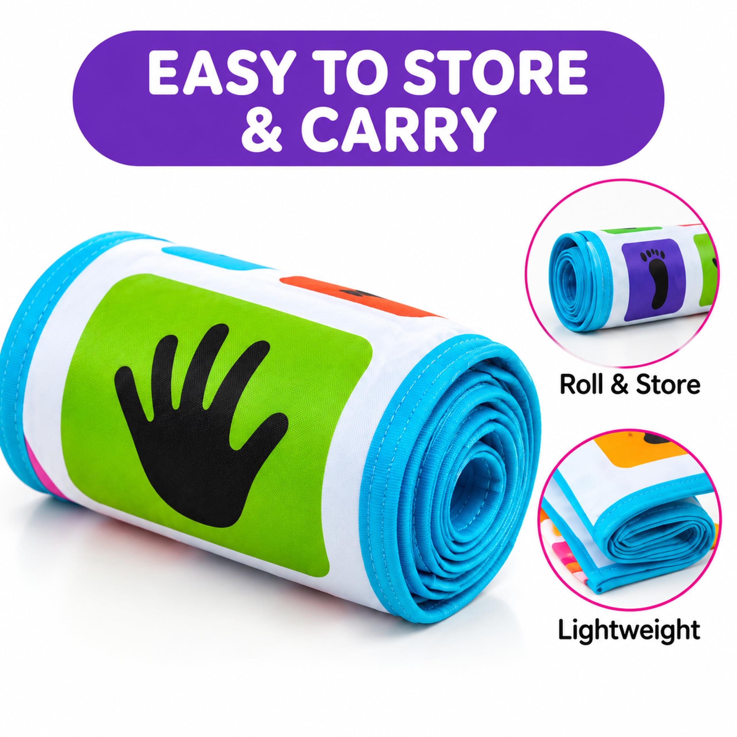 Dorytoy Hopscotch Mat for Kids Floor Games Playmats & Floor Gyms Kith-Kith, Stapu, Langdi, Ekka Dukka, Paandi, Kunte Bille Unique Balancing Game — Amazon image 9