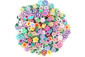 KALIONE Cute Flower Clay Beads
