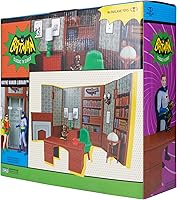 Vista 9 de McFarlane Toys - DC Retro Wayne Manor Biblioteca (Batman 66') Playset