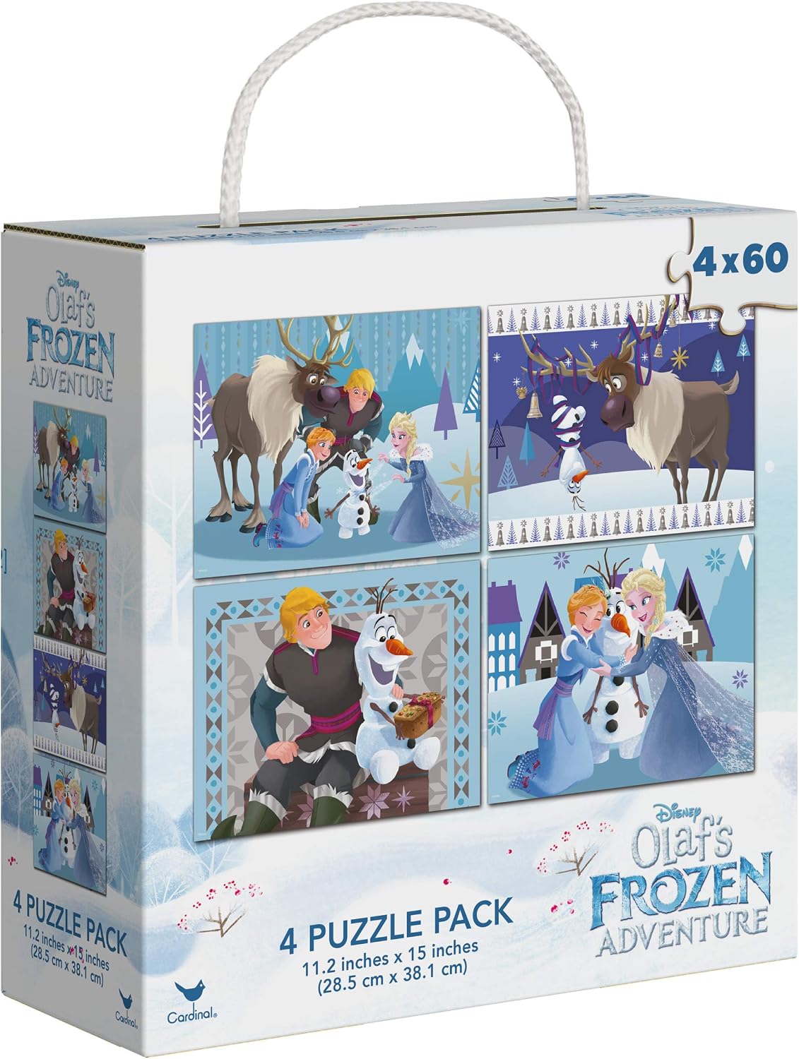 Frozen Puzzles, 60 Pieces, (4-Pack)
