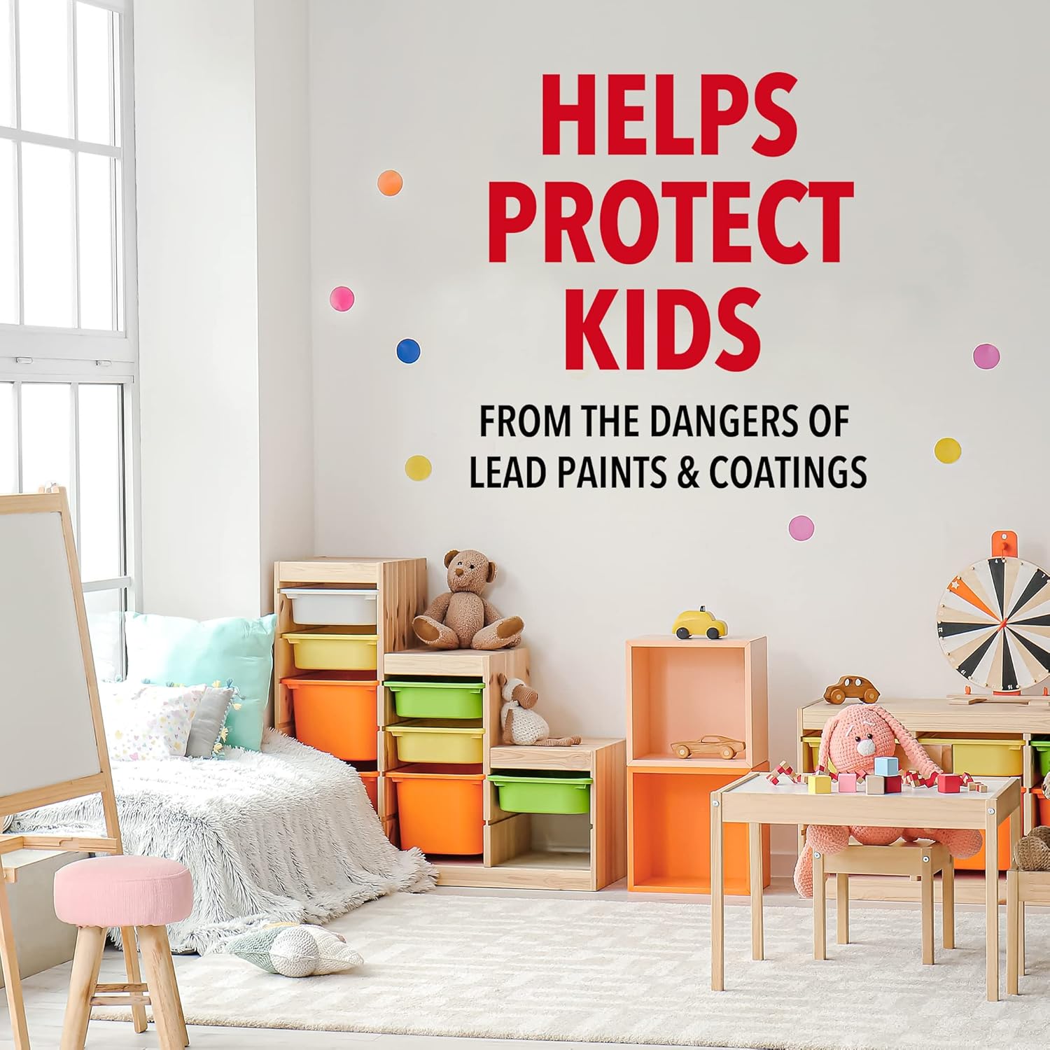 Lead Stop Lead Encapsulant - Provides a Long-Lasting Barrier That Prevents Lead Dust in Lead-Based Paints & Coatings from Entering The Air - Effective Indoors & Out - 5 Gallons