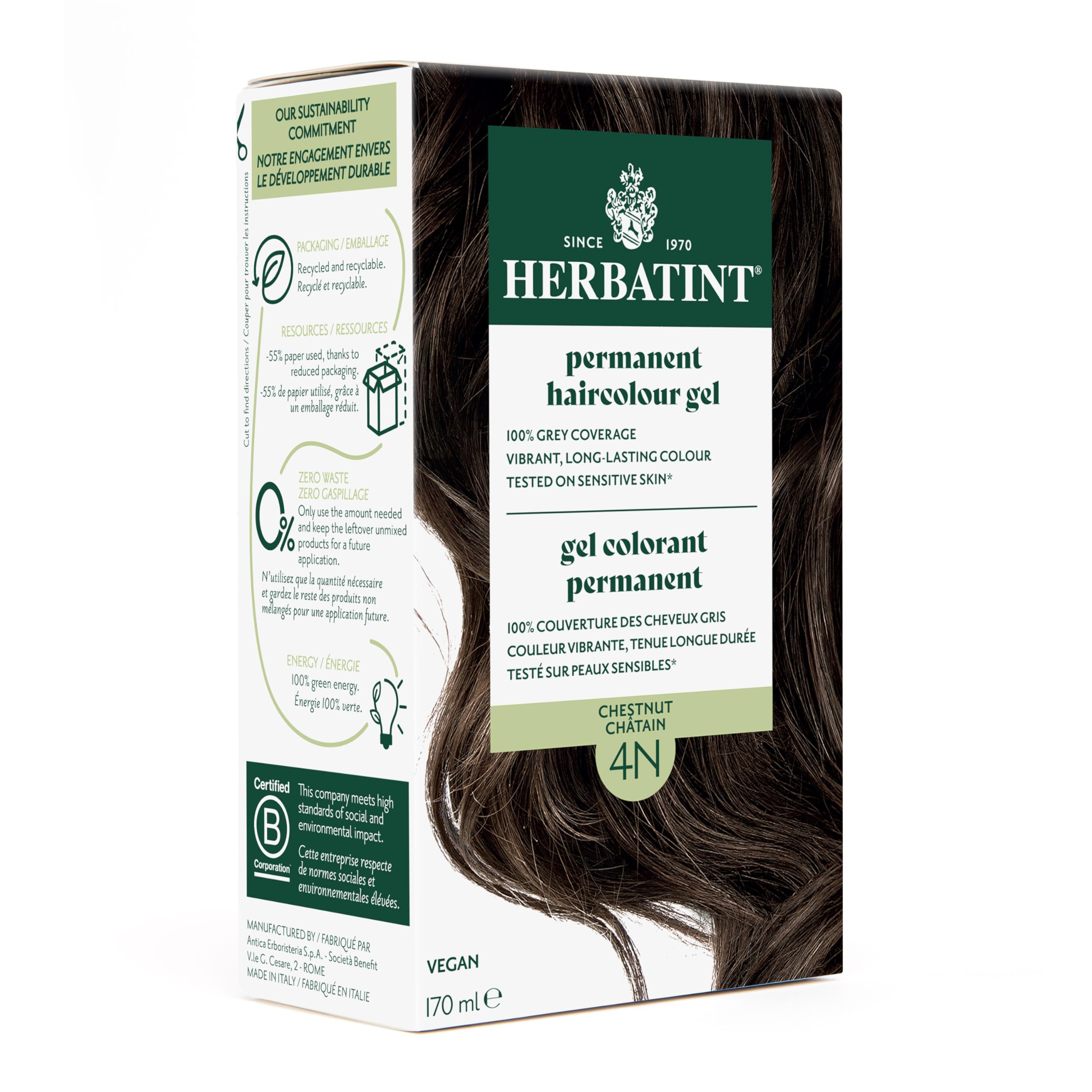 HerbatintHair Dye 4N Chestnut