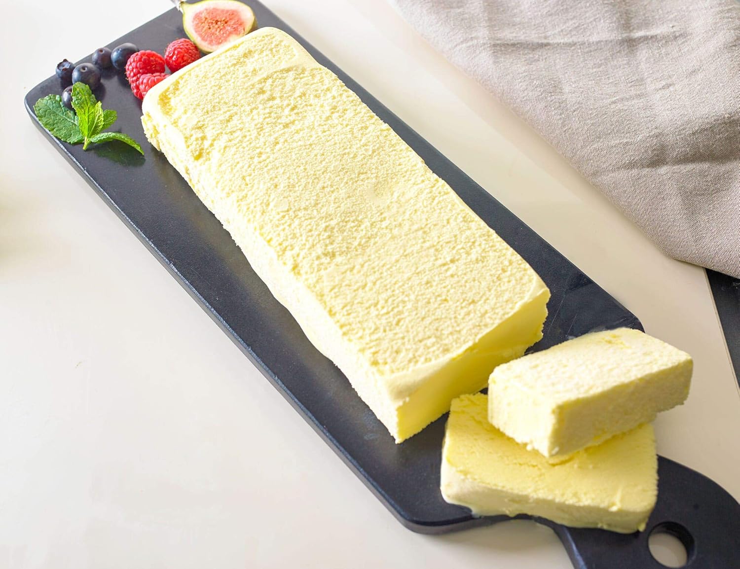 Cheshire Creameries Vanilla Ice Cream Slicing Bars 1x1ltr Amazon.co.uk Grocery