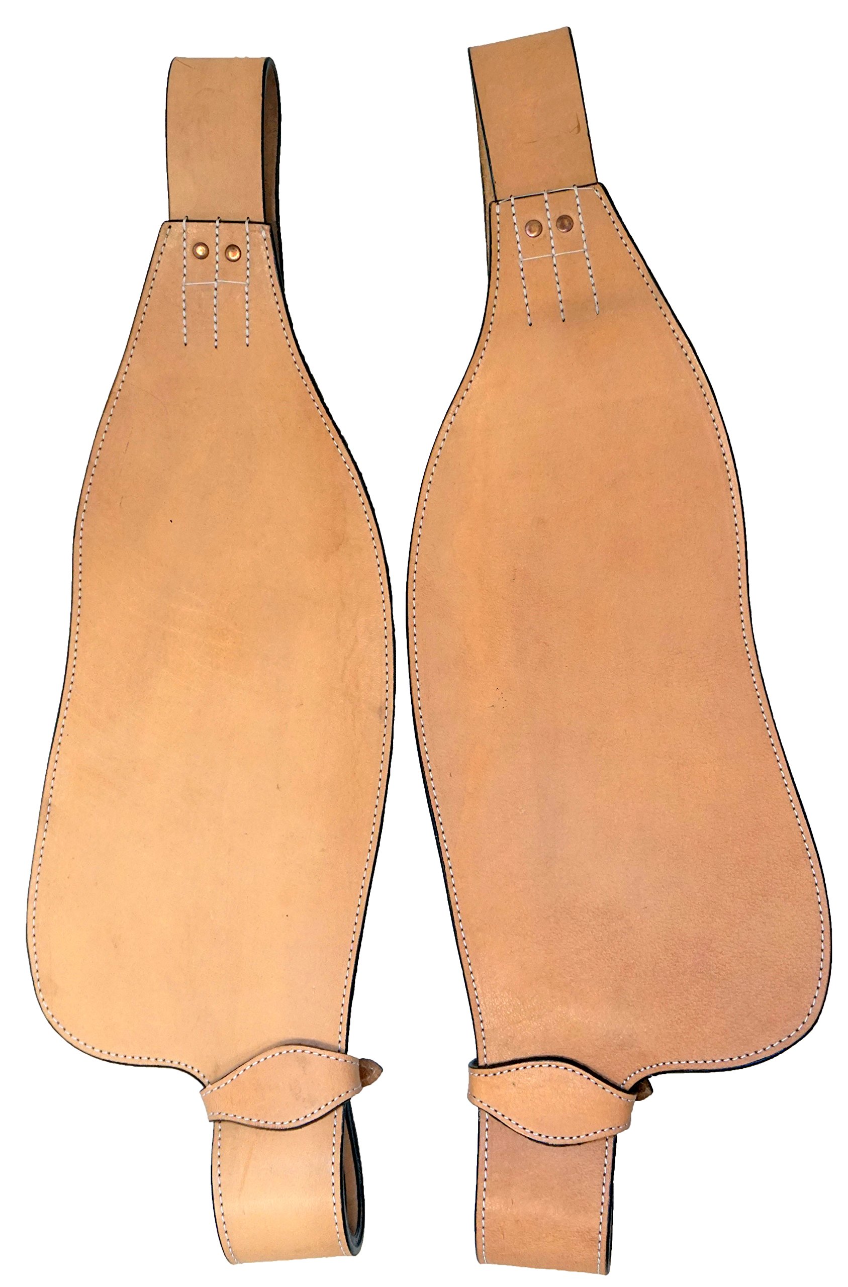 Showman Smooth Leather Replacement Fenders Pair (Light Oil)