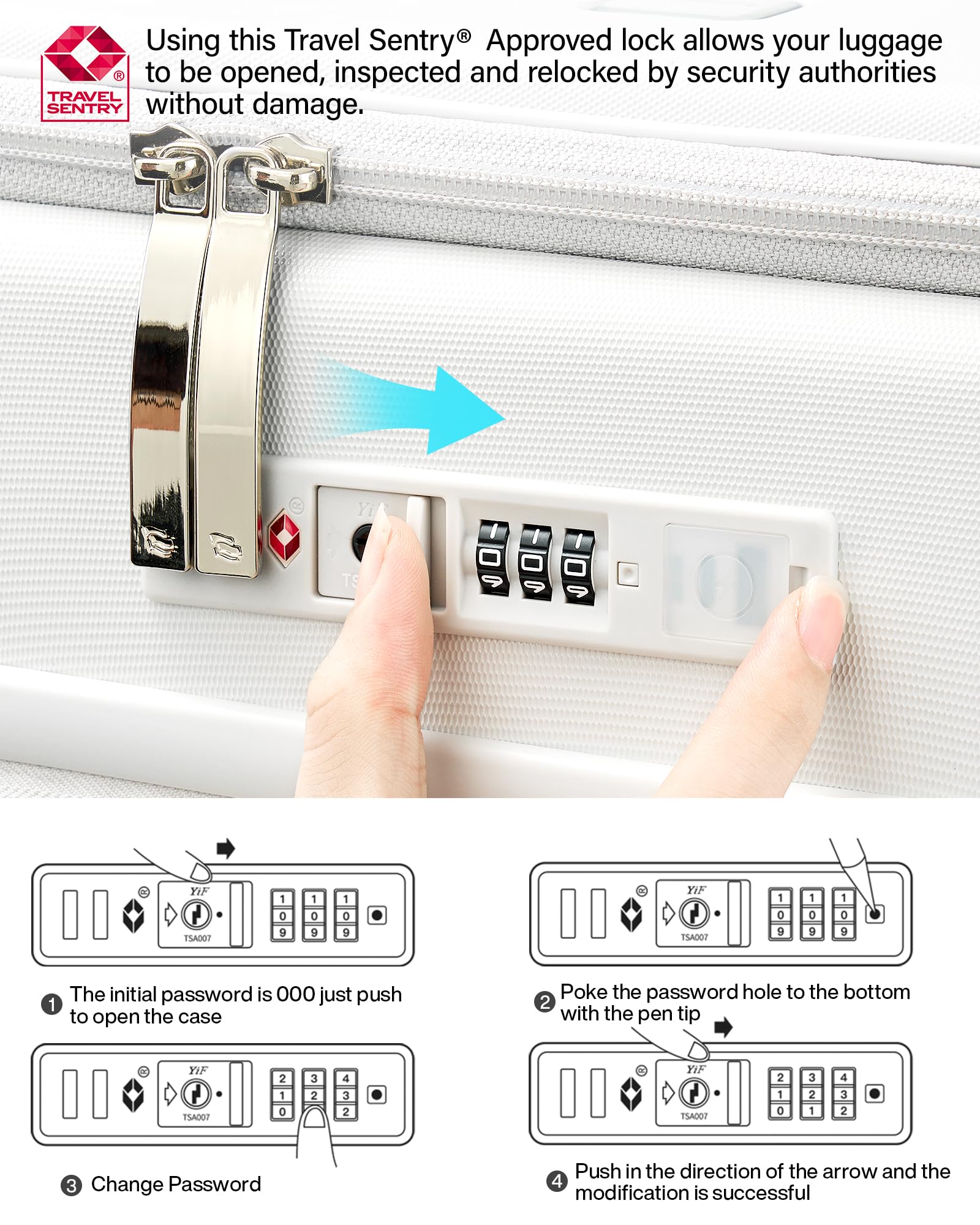 Hanke Equipaje extensible de apertura superior con portavasos y puertos USB, Blanco ahumado., Expandable 24 Inch, Equipaje de apertura superior con portavasos y puertos USB