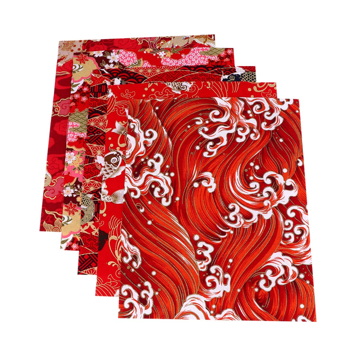 ARTIBETTER 10pcs Japanese Printed Fabric Cloth Kimono Cotton