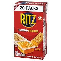 Vista 13 de Handi-Snacks RITZ Crackers 'N Cheesy Dip Paquetes de Aperitivos, Aperitivos Escolares, 20 Paquetes de Aperitivos