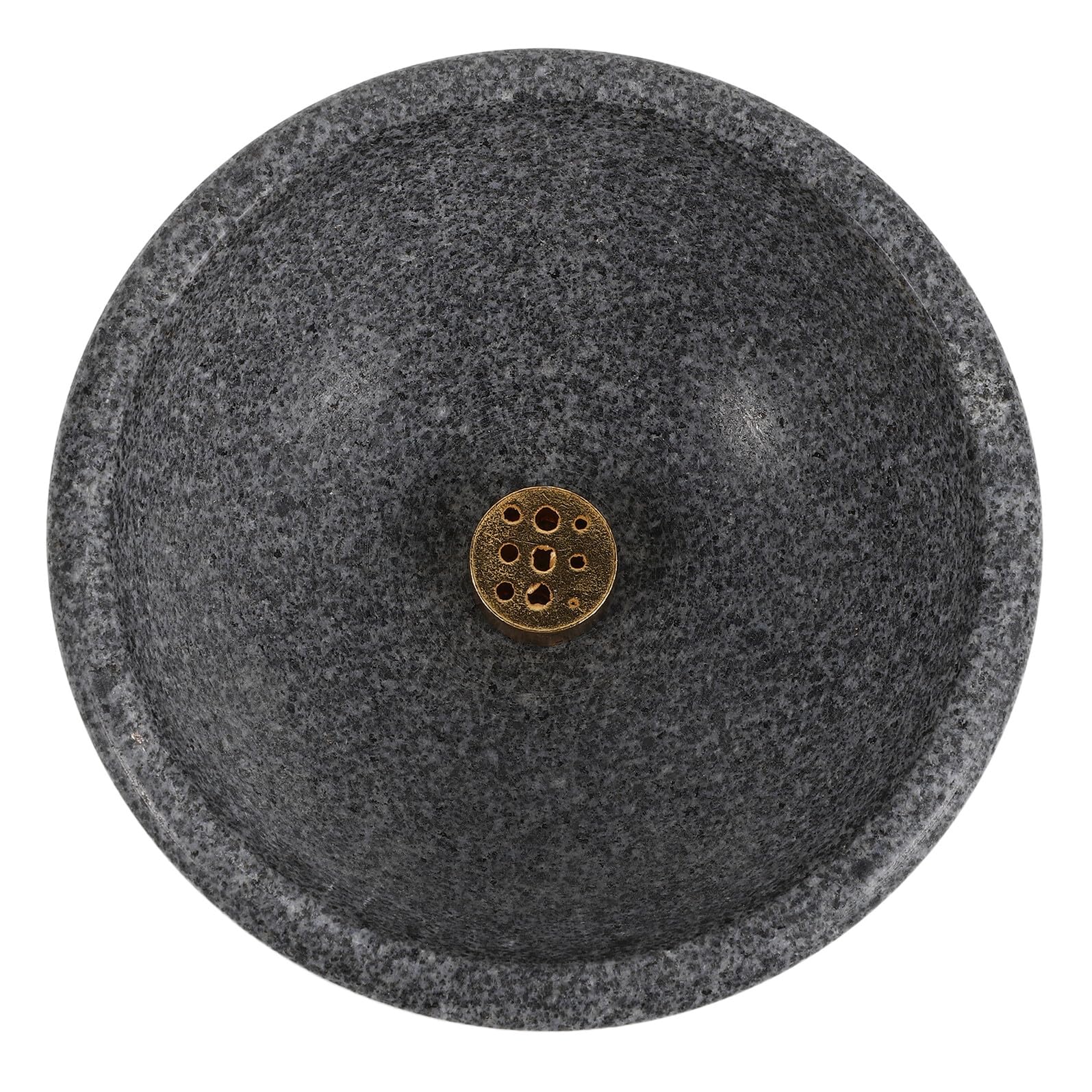 GALPADA Porta Incenso in Marmo e Ottone per Aromaterapia Funzione Multifunzionale Miglioramento Aria per Casa e Yoga Design Decorativo Raffinato