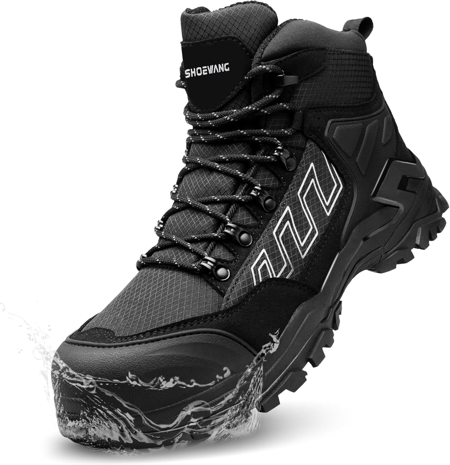 KOIFISH Work Boots - Waterproof Slip Resistant