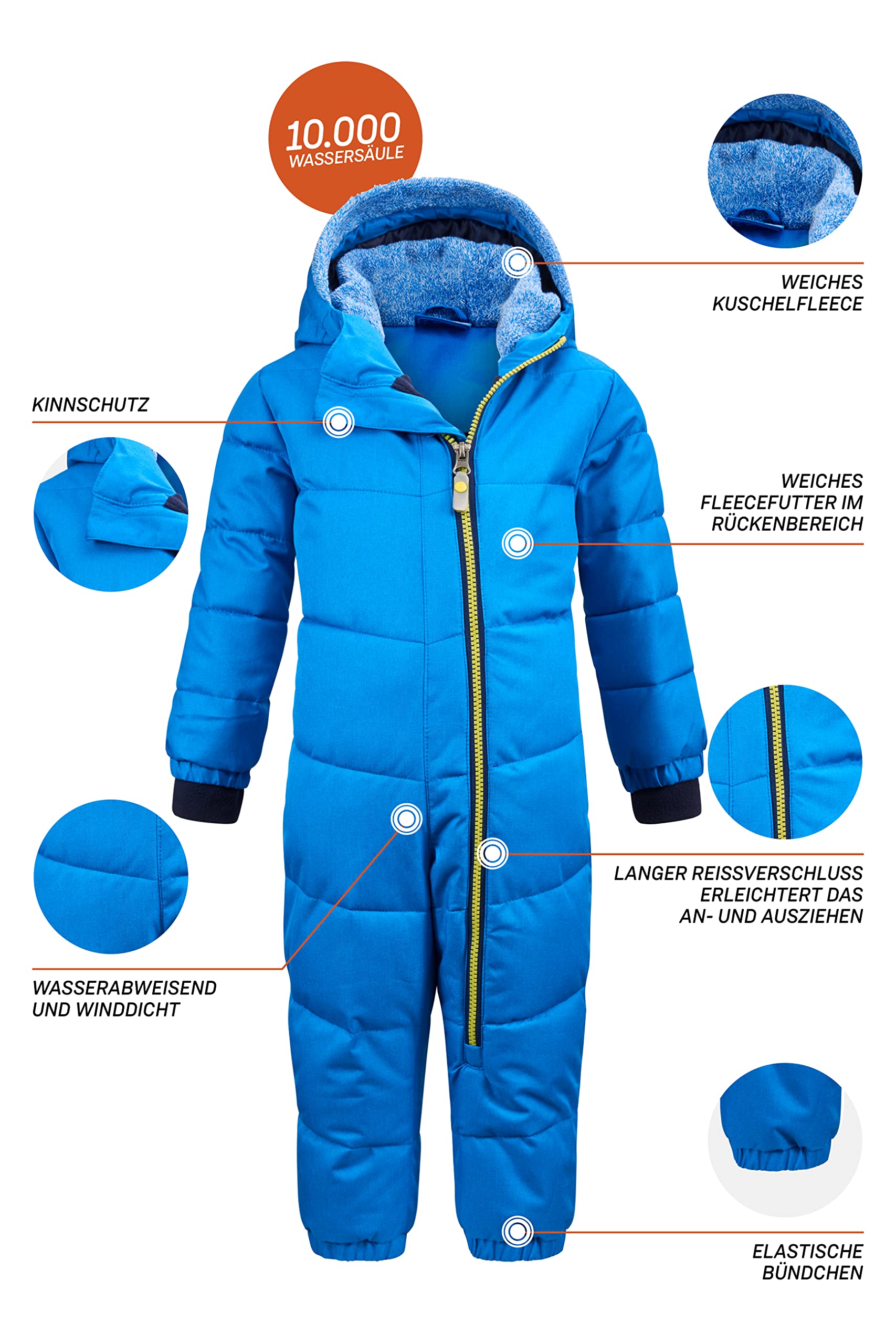 Killtec Twinkly Mns Onpc B Tuta/tuta da neve in look piumino con cappuccio Bambini e ragazzi (Pacco da 1)