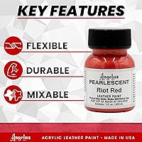 Vista 35 de Angelus Pintura para cuero de 4 onzas, azul pacífico