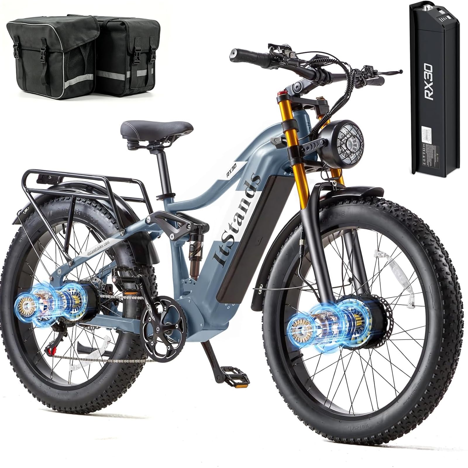 DAMSON RX30 Dual Motor AWD Electric Bike
