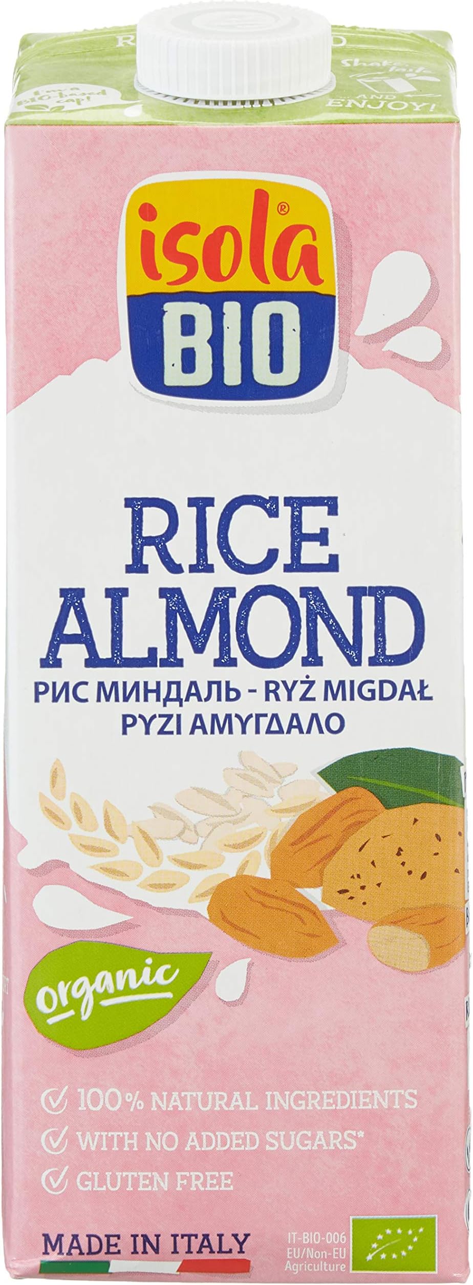 ISOLA BIO Almond-Rice Beverage, 1000 ML