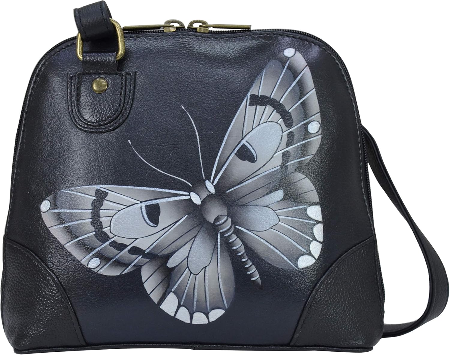 Anna by Anuschka Leather Small Multi Compartment Zip-Around Organizer