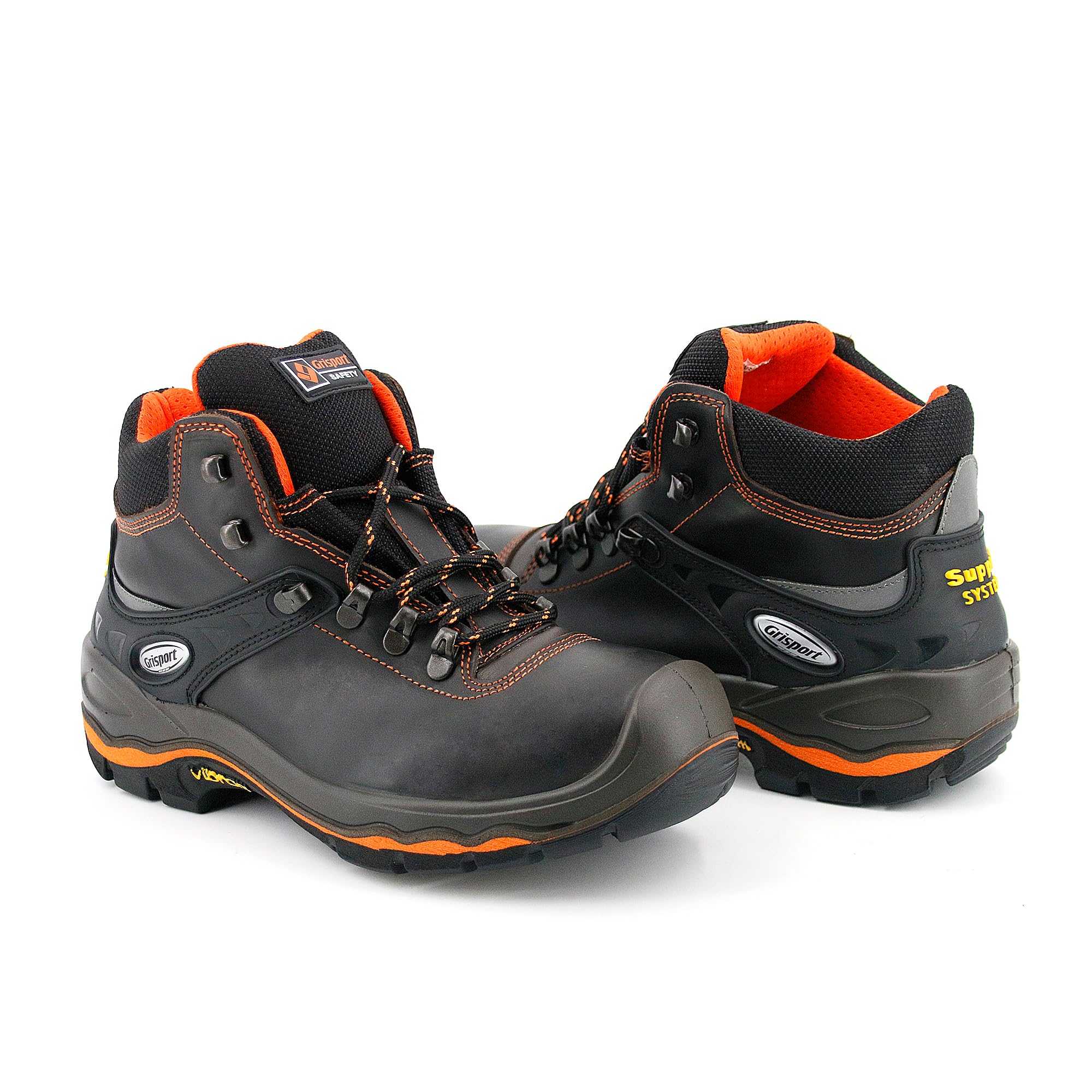 Grisport Scarpe Antinfortunistiche Uomo Scarponi Camminata Escursionismo Stivali Pelle Lontra Dakar Trekking Montagna Impermeabili 72003LD42 (Marrone, 41)