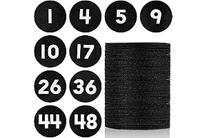 Numbered Carpet Markers for Engaging Classroom Décor and Learning