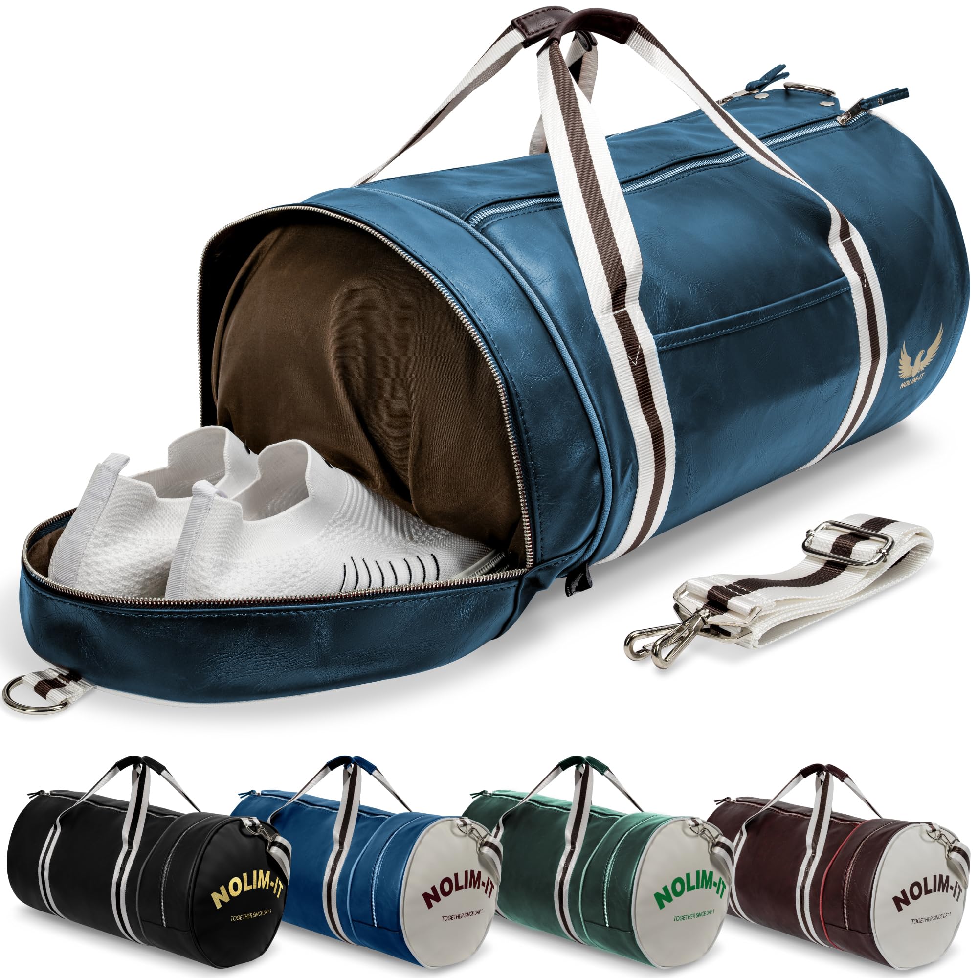 Nolim-it - Bolso de viaje para hombre, bolso de viaje, bolso de viaje, bolso bandolera para mujer, bolso bandolera para mujer, 45 x 25 x 25 x 25 – 60 x 30 x 30 – Small 28 L Medium 54 L – bolsa de