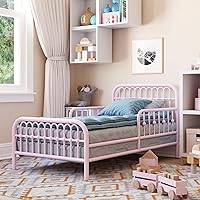Vista 6 de Little Seeds Monarch Hill Ivy - Cama infantil de metal, color rosa