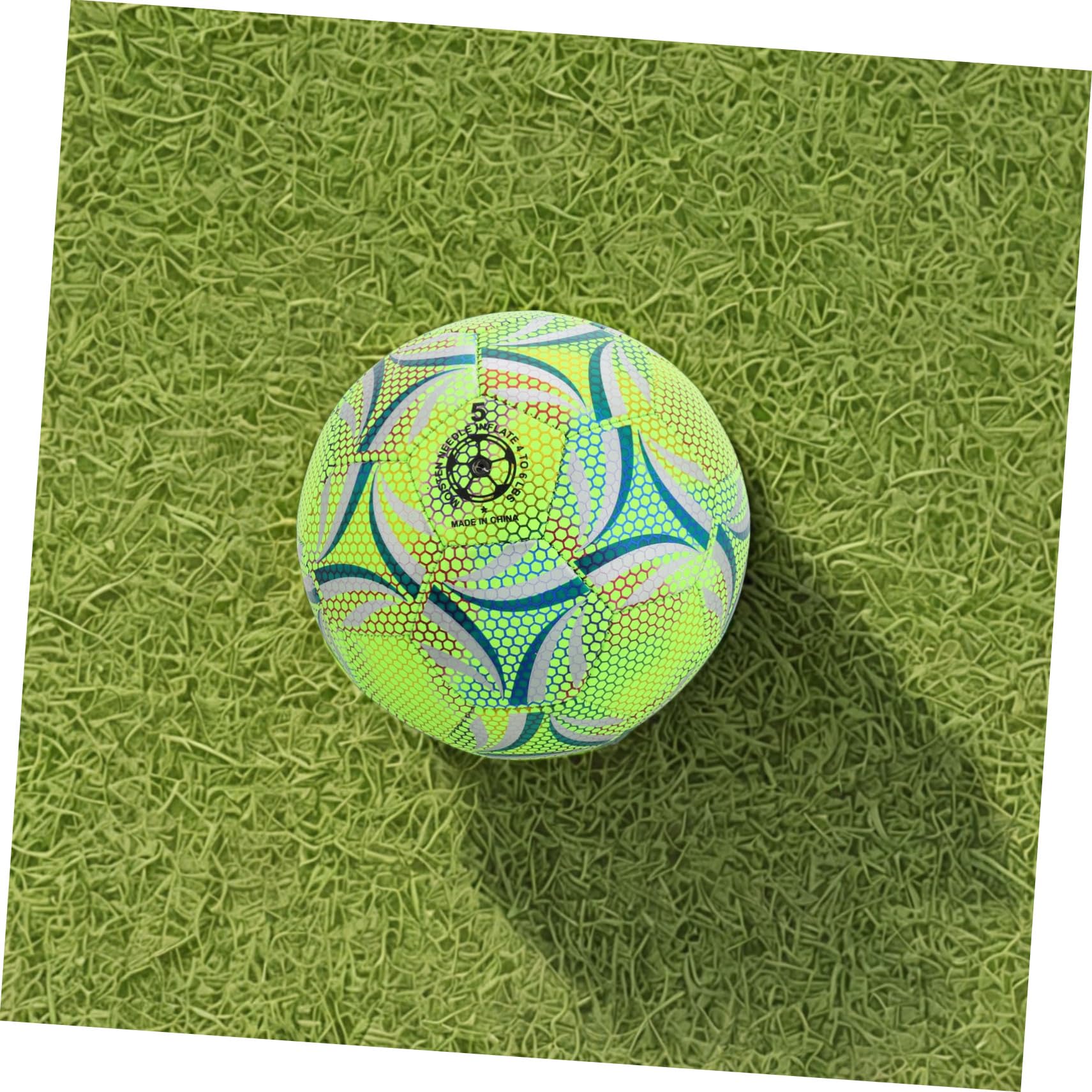 Pallone da Calcio Illuminato per Allenamento e Gioco Resistente e Durevole Si Accende al Buio Adatto Ragazzo Ragazza Ragazza e Adulti per Calcio e Sport Notturni