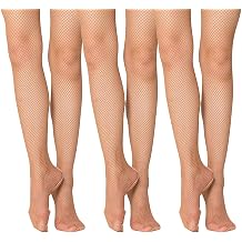SANSHA Pack of 3 Fishnet Tights for Womens with Gusset,Spandex Nylon and Cotton Blend for Comfortable fit