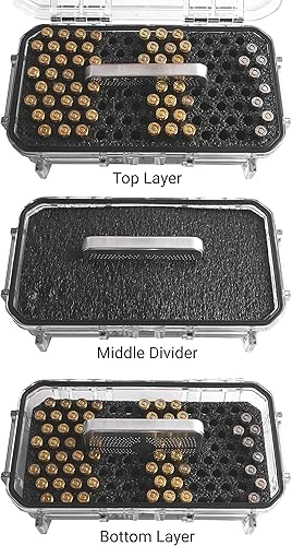 Miniatura 4 de Case Club 204 Caja redonda de almacenamiento a largo plazo impermeable de 0.354 in con gel de sílice desecante y tapa transparente para una fácil