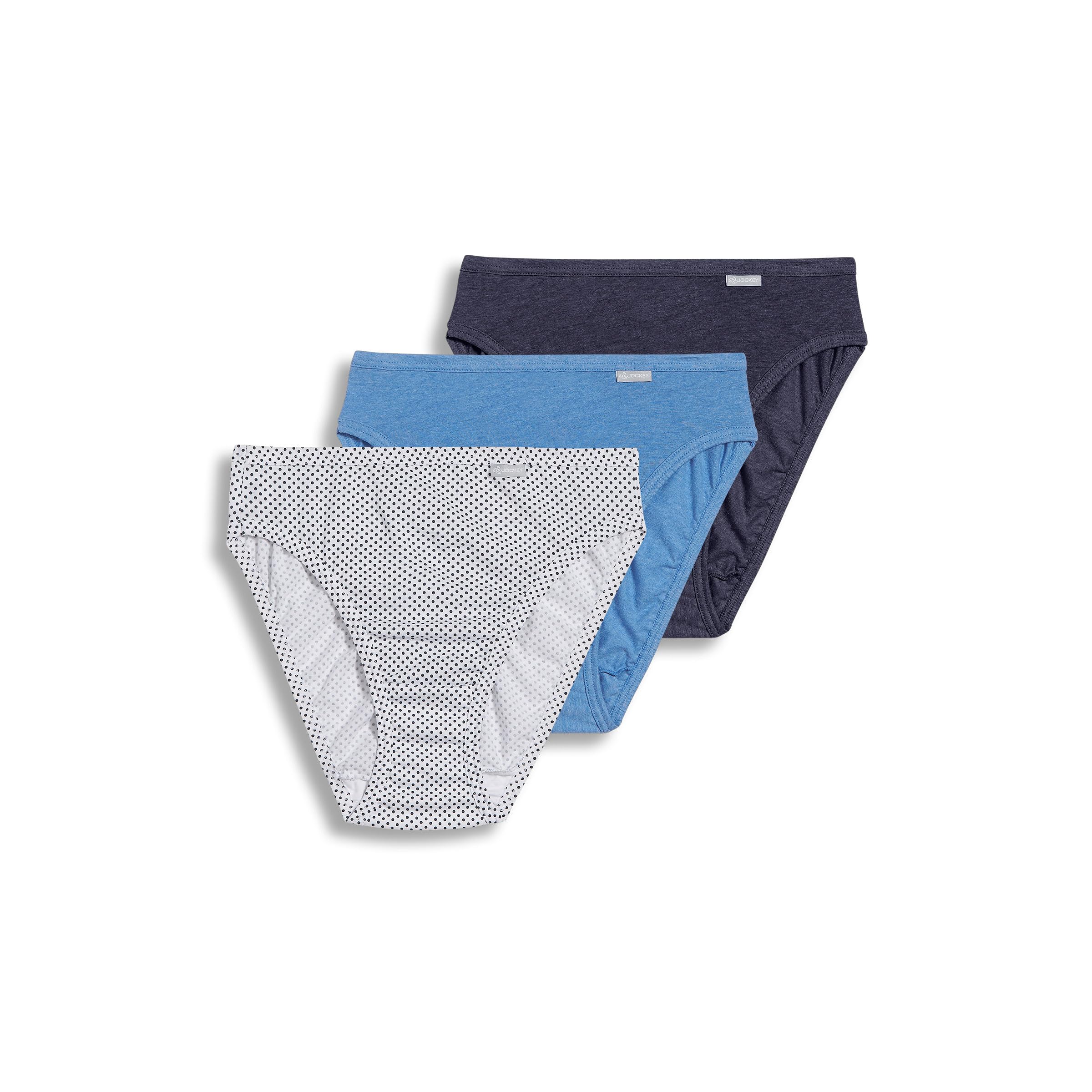 Jockey Women's Underwear Plus Size Elance French Cut - 3 Pack