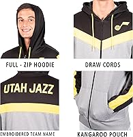 Vista 141 de Ultra Game - Chaqueta de vellón suave con capucha y cremallera completa para hombre