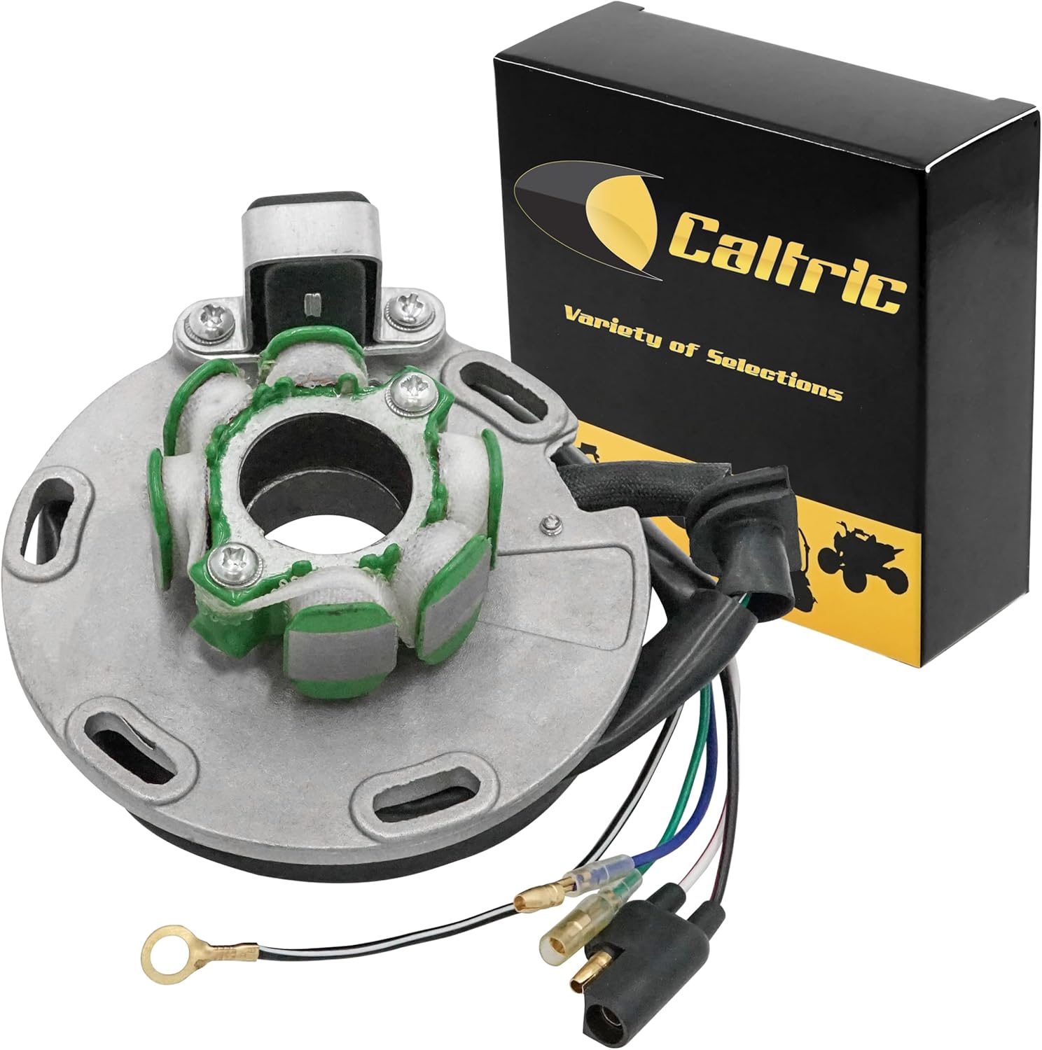 Caltric Stator Magneto Compatible With Suzuki RM250 1989 1990 1991 1992 1993 1994 1995